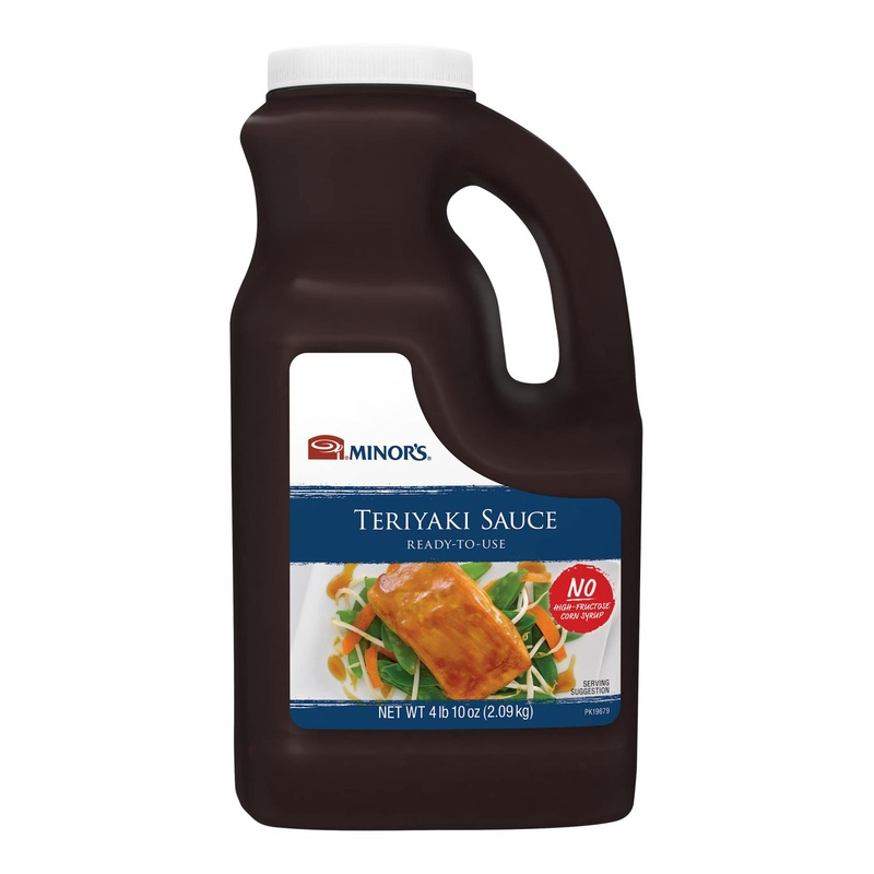 Minor’s Teriyaki and Stir Fry Sauce BBQ Sauce and Marinade 4 lb 9.6 oz Bulk Bottle