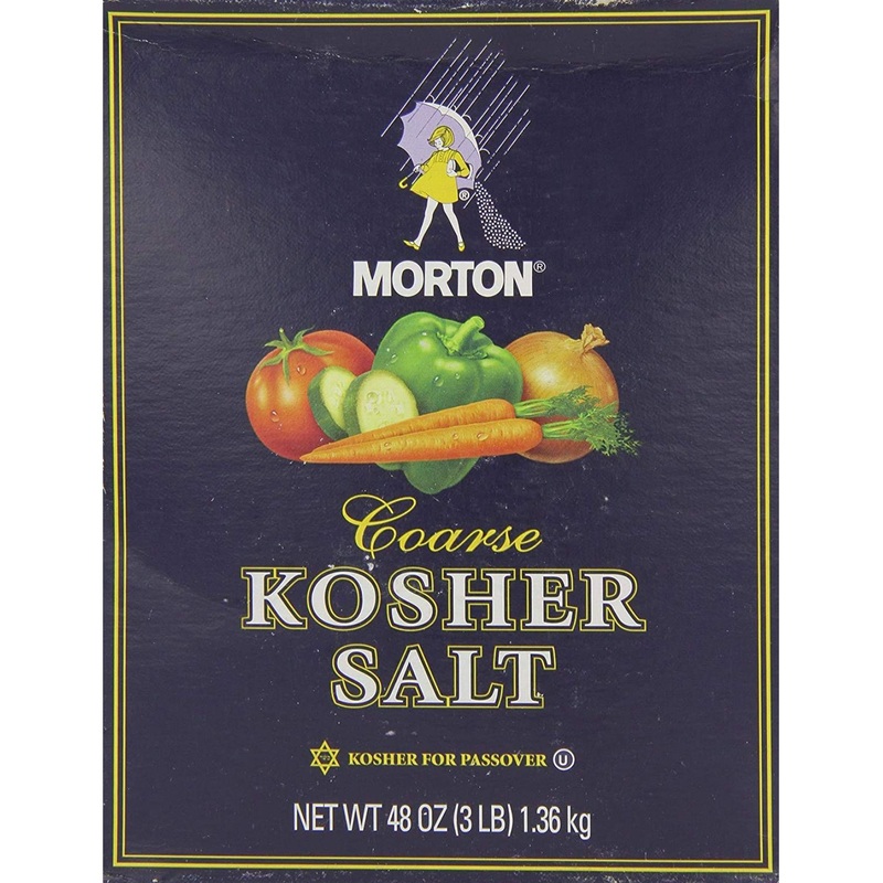 Morton Coarse Kosher Salt 1.36kg: Finest Quality for Cooking and Seasoning