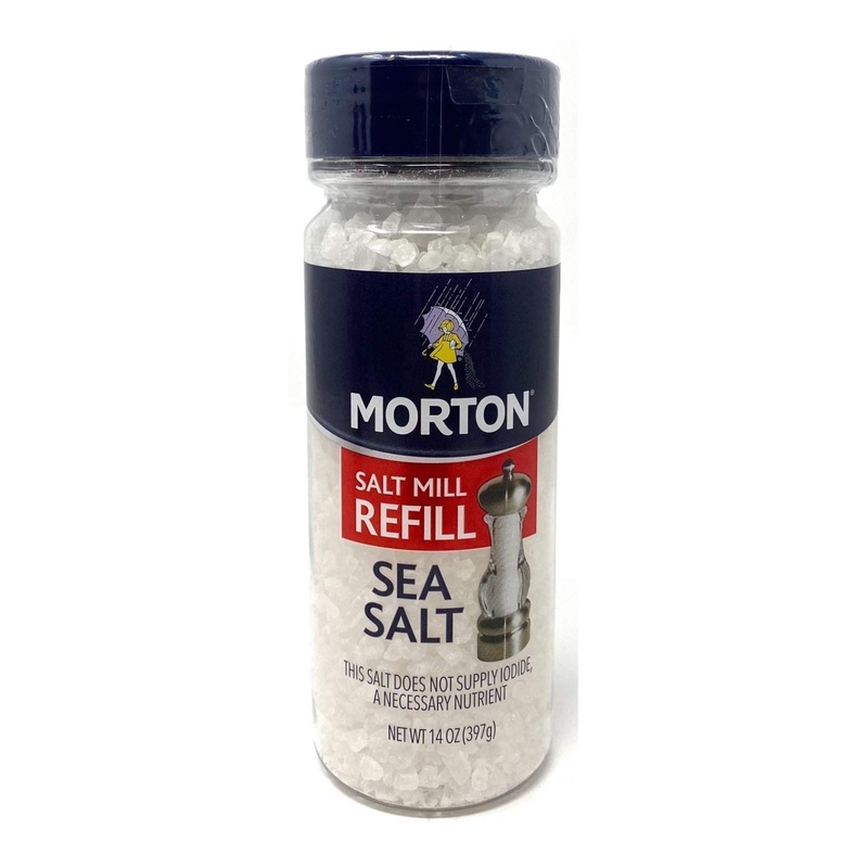 Morton Extra Coarse Sea Salt Grinder Refill – 16 oz