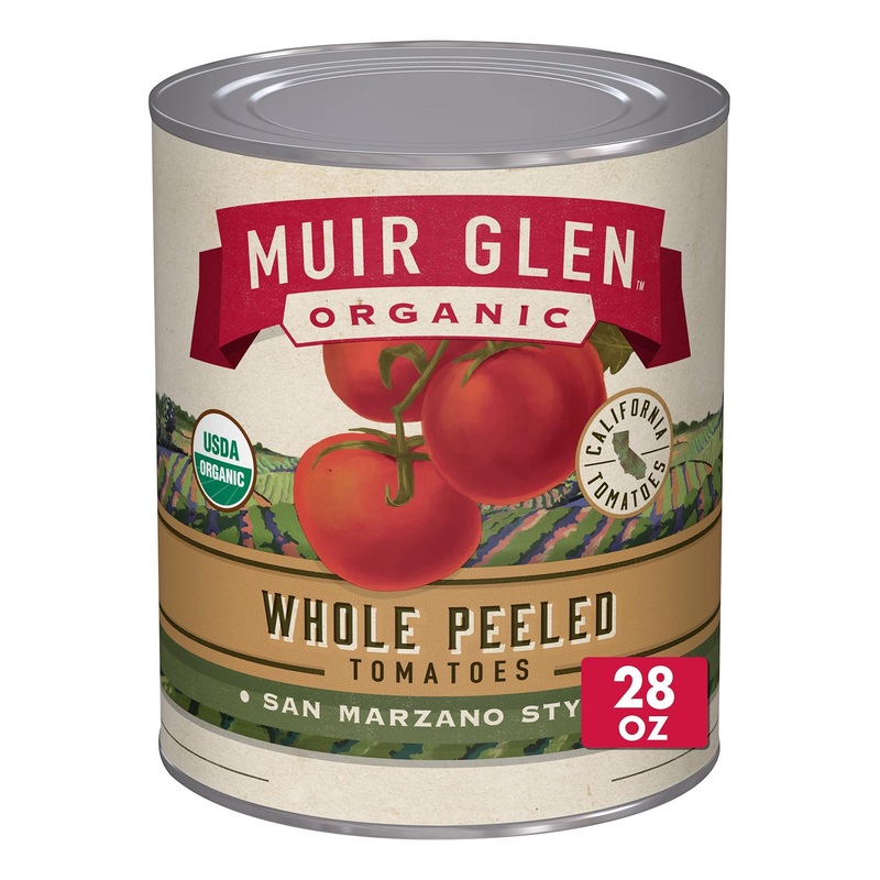 Muir Glen Organic Whole Peeled Plum Tomatoes 28 oz – Premium Quality Organic Tomatoes