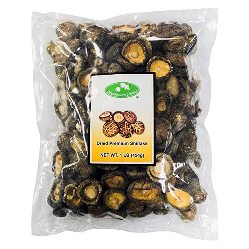 Mushroom House Dried Shiitake Premium Mushrooms 16 Oz – Top Quality Shiitake Mushrooms for Cooking and Snacking