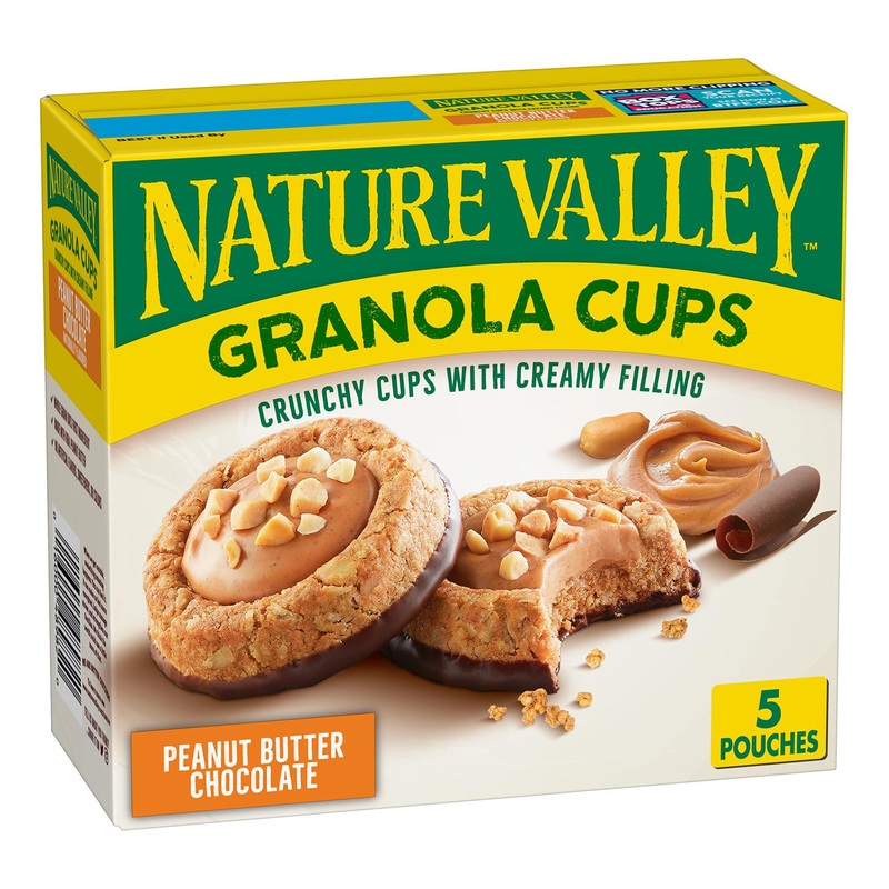 Nature Valley Granola Cups Peanut Butter Chocolate 6.75 oz – 5 Count Box