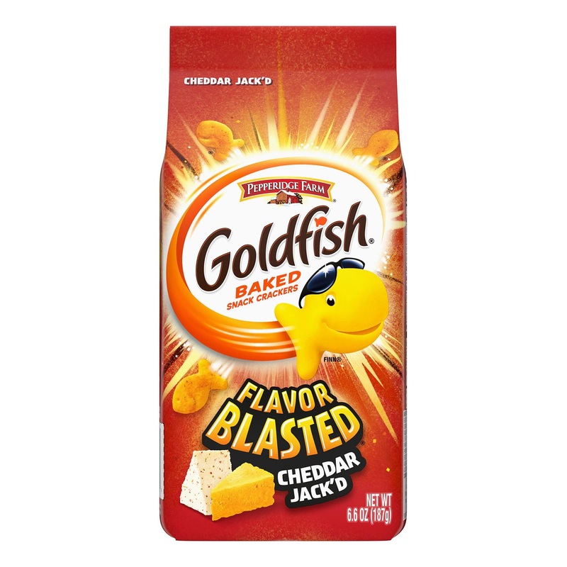 Pepperidge Farm Goldfish Flavor Blasted Cheddar Jack’d Crackers 6.6 oz. – Delicious Snack