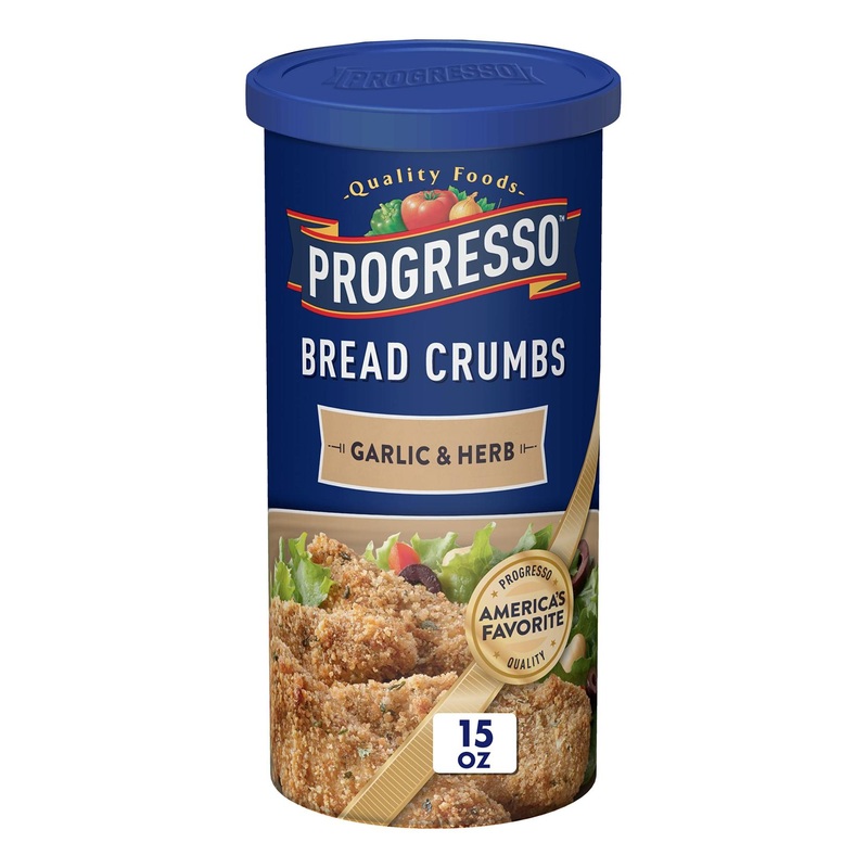 Progresso Garlic Herb Breadcrumbs 15 oz – Premium Quality Seasoned Crumbs
