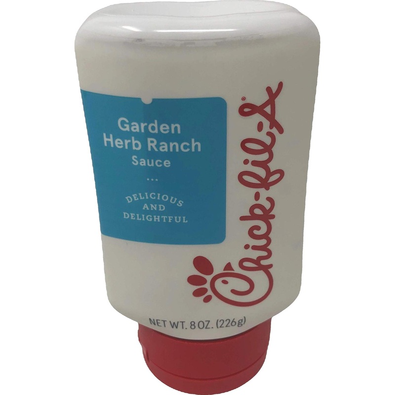 Chick-Fil-A Sauce 8 oz Squeeze Bottle – Garlic Herb Ranch Flavor | Versatile for Dipping, Drizzling & Marinades