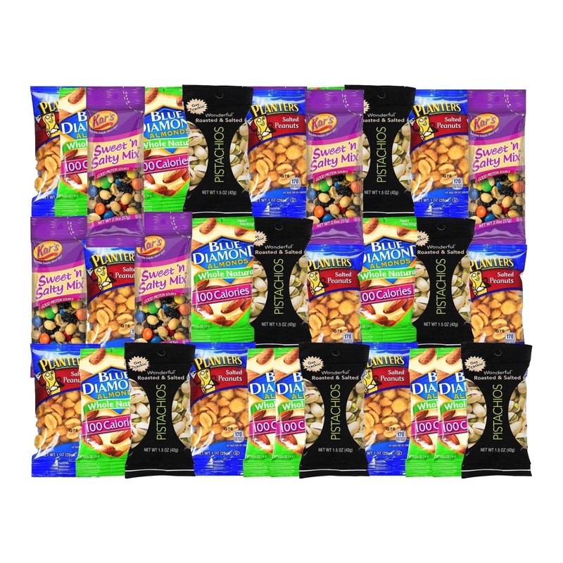 Healthy Snacks Care Package Snack Box Grab And Go Variety Pack (40 Count) – College Students Final Exam Office Spring