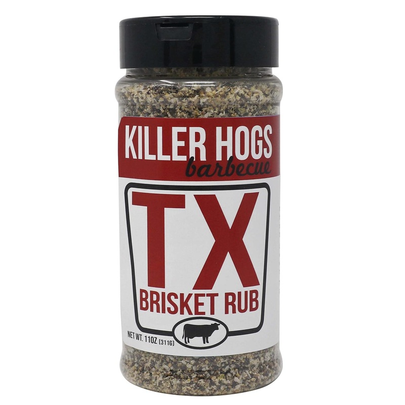 Killer Hogs BBQ TX Brisket Rub | Championship BBQ and Grill Seasoning for Texas Brisket | Great on Brisket  Ribs  Steaks  or Turkey | 16 Ounces by Volume (11oz by Net Weight) 1 Pound (Pack of 1)