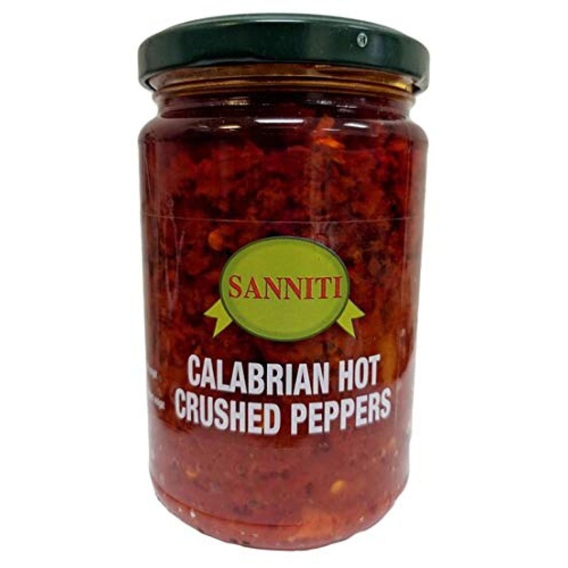 Sanniti Italian Calabrian Chili Peppers – 10oz | Crushed, Spicy, Authentic Flavor
