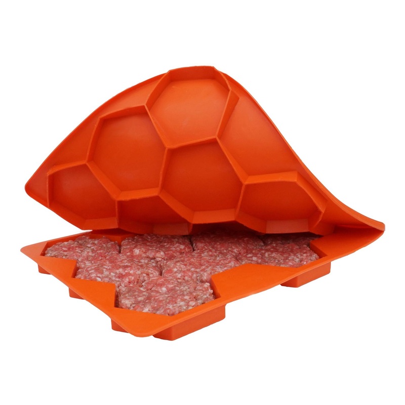 Shape+Store Burger Master Sliders: 10-in-1 Burger Press & Freezer Container