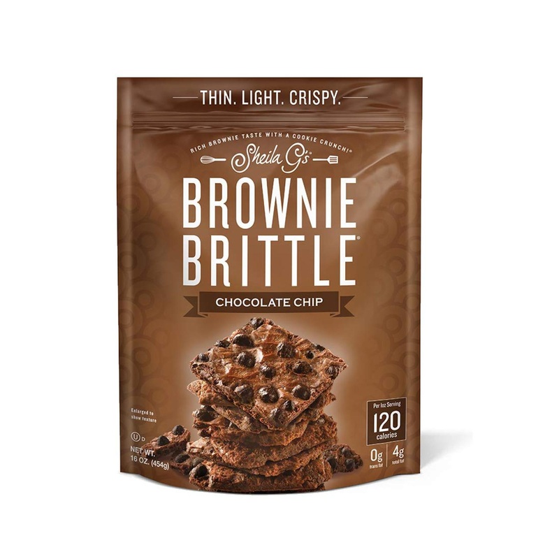 Sheila G’s Brownie Brittle Chocolate Chip 16oz Bag – Irresistible Crunchy Snack (Packaging May Vary)
