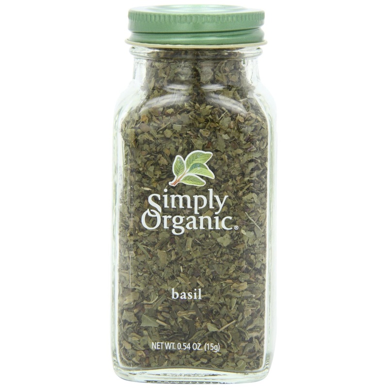 Simply Organic Basil 0.54 oz – Certified Organic Seasoning