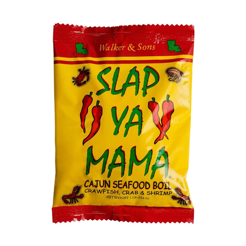 Slap Ya Mama Cajun Seasoning Seafood Boil 1lb – Authentic Flavor Blend (1 Pack)