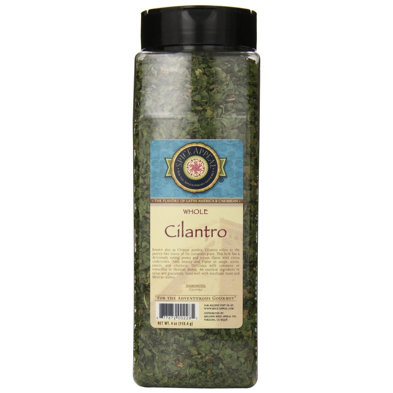 Spice Appeal Cilantro Whole 4 oz – Fresh and Aromatic Cilantro Leaves (1 Pack)