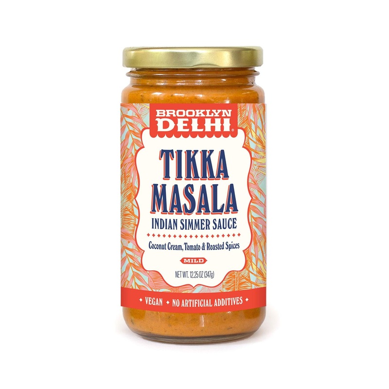 Brooklyn Delhi Tikki Masala – Vegan Indian Simmer Sauce | Mild & Flavorful 12oz