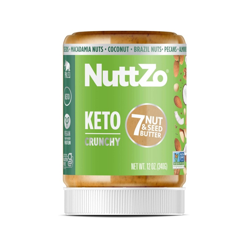 Keto Nut Butter by NuttZo | 7 Nut & Seed Blend | Low Sugar, High Protein, Vegan, Gluten-Free | 12oz