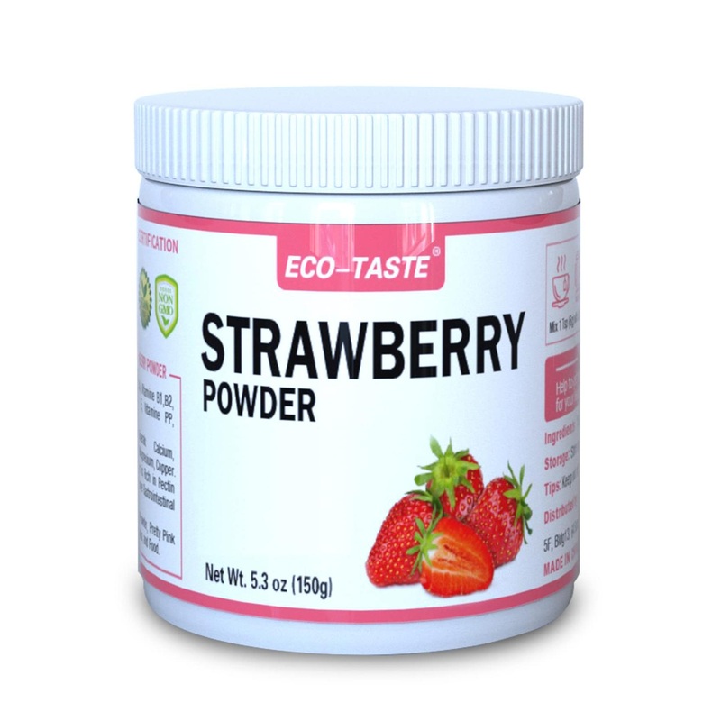 Organic Strawberry Powder – 5.3oz (150g) Freeze Dried Fruit Powder