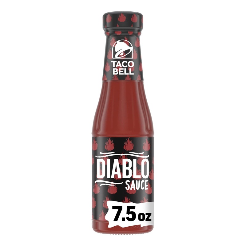 Taco Bell Diablo Sauce – Spicy Flavor Boost (7.5 oz Bottle)