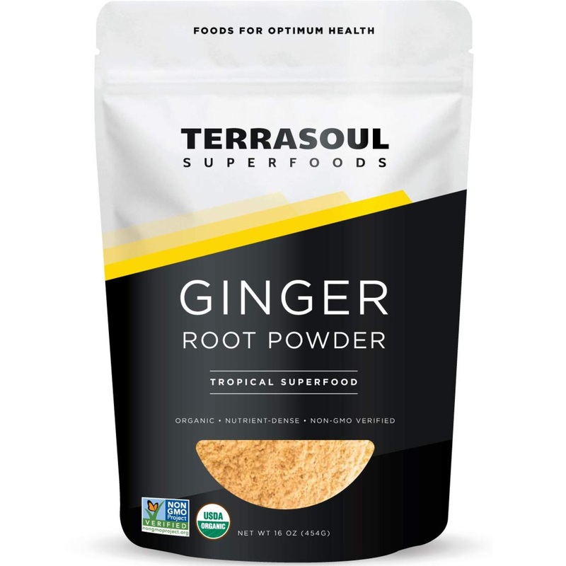 Terrasoul Superfoods Organic Ginger Powder 1 lb – Lab-Tested, Raw & Potent Spicy Flavor | Shop Now