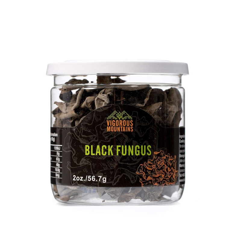 Dried Black Fungus Woodear Mushrooms – 2 Ounce | Vigorous Mountains
