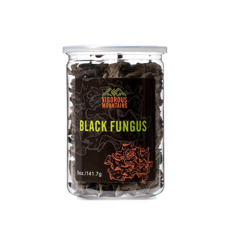 Dried Black Fungus Woodear Mushrooms – 5 oz | VIGOROUS MOUNTAINS