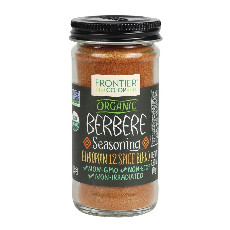 Organic Frontier Berbere Seasoning – 2.3 Oz Bottle (Pack of 1) | Authentic Flavor