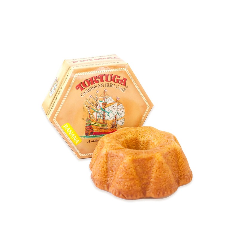 TORTUGA Caribbean Banana Rum Cake – 16 oz – Perfect Premium Gourmet Gift for Baskets & Parties – Great for Holidays & Birthdays – 1lb Delivery Cake