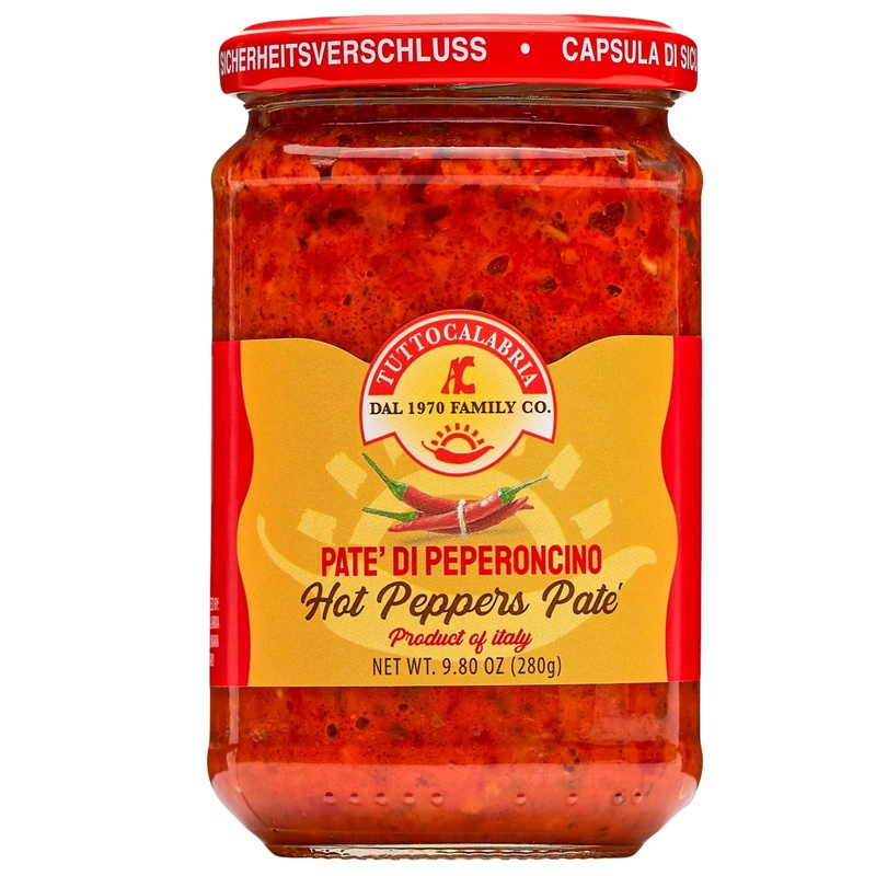 TuttoCalabria Crushed Calabrian Chili Pepper Pate 10 oz – Smoother Texture Version