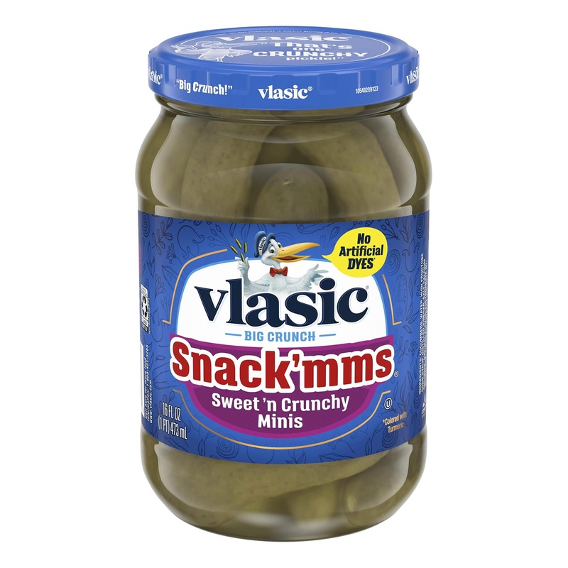 Vlasic Snackmms Sweetn Crunchy Mini Pickles 16 FL oz