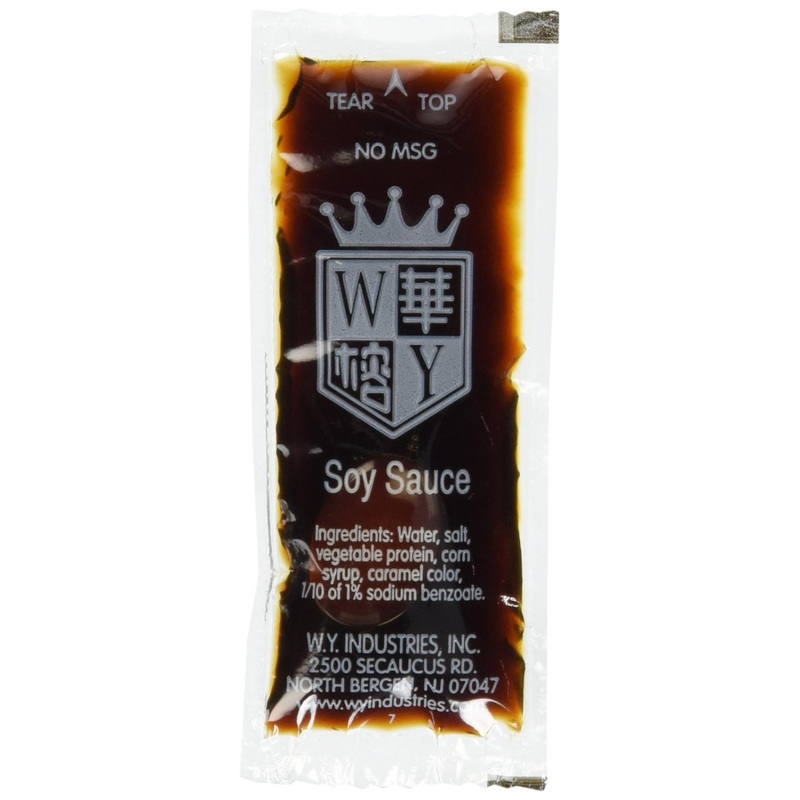 W.Y. Industries 200 Packets Soy Sauce – Premium Quality Condiment for Authentic Asian Flavors