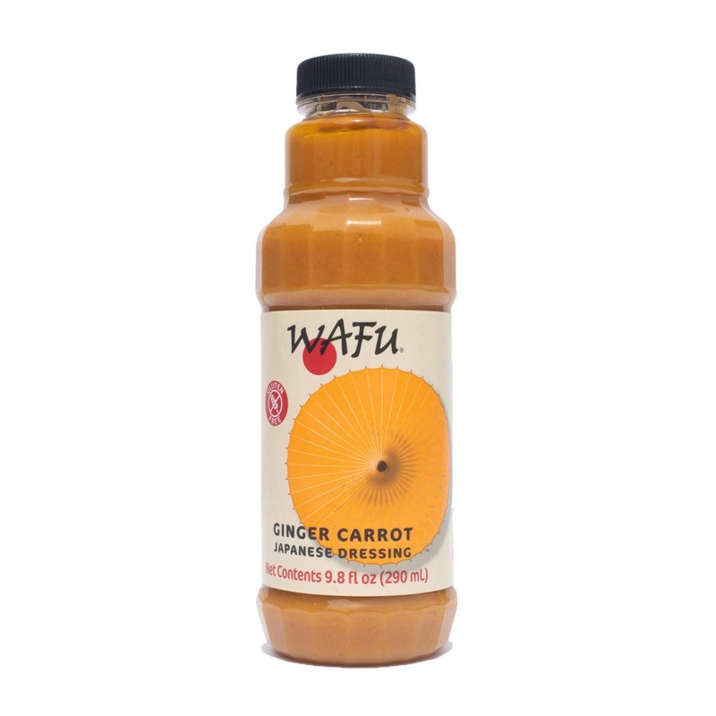 Wafu Ginger Carrot Dressing 9.8oz Bottle – Authentic Japanese Flavor, 9.8 Fl Oz (Pack of 1)