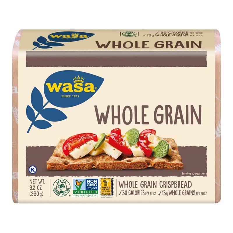 Wasa Wholegrain Crispbread 9.2 Oz – Delicious and Nutritious Snack Option