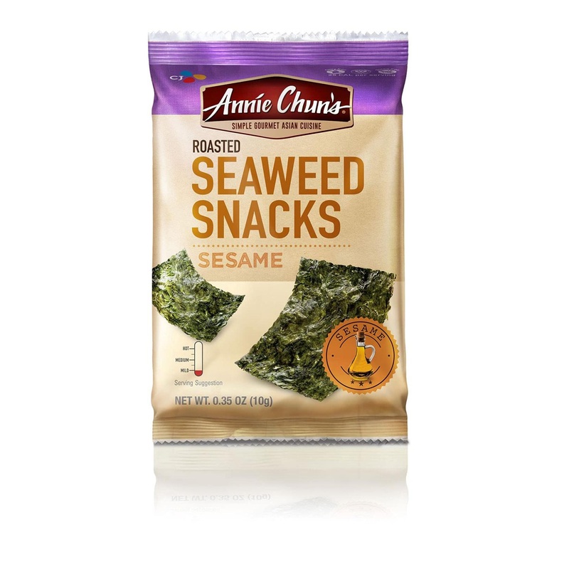 Annie Chun’s Roasted Sesame Seaweed Snacks – 0.35 oz | Healthy Crunchy Snack