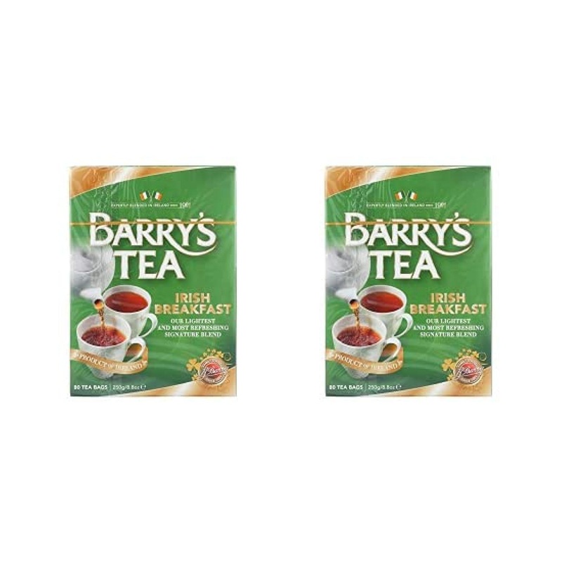Barrys Tea Bags Irish Breakfast, 80 Count (Pack of 2) – Premium Quality Tea