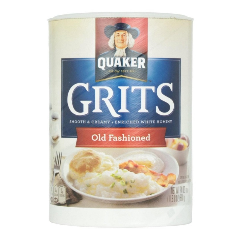 Quaker Old Fashioned Smooth & Creamy Grits  24 oz – PACK OF 3 1.5 Pound (Pack of 3)