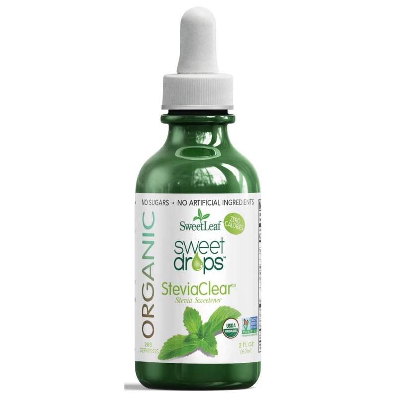 SweetLeaf Organic Sweet Drops Steviaclear Stevia Sweetener  2 Oz