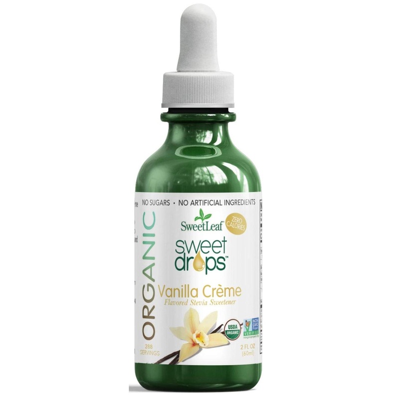 SweetLeaf Organic Vanilla Crme Stevia Sweetener | Sugar-Free, 2 Oz