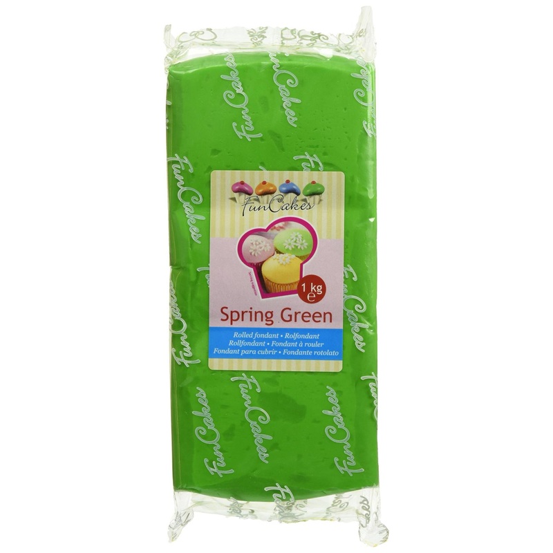 Buy FunCakes Fondant Spring Green – 1 kg Pack for International Shipping