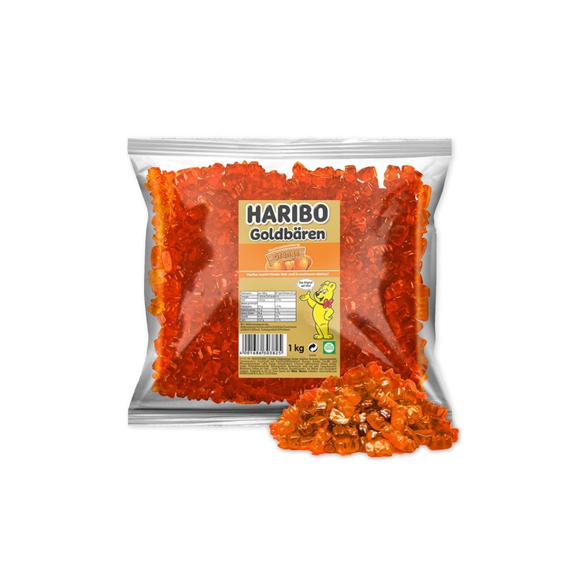 Buy Haribo Gold Bears Orange 1 kg Gummy Bears | International Shipping Available