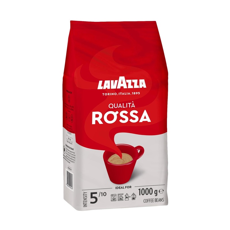 Buy Lavazza Qualit Rossa Coffee Beans Arabica & Robusta Chocolate & Dried Fruit Aroma Medium Roast 1kg Pack International Shipping Available