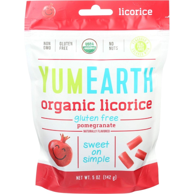 Buy YumEarth Organic Licorice Pomegranate 5 oz – All-Natural Treat