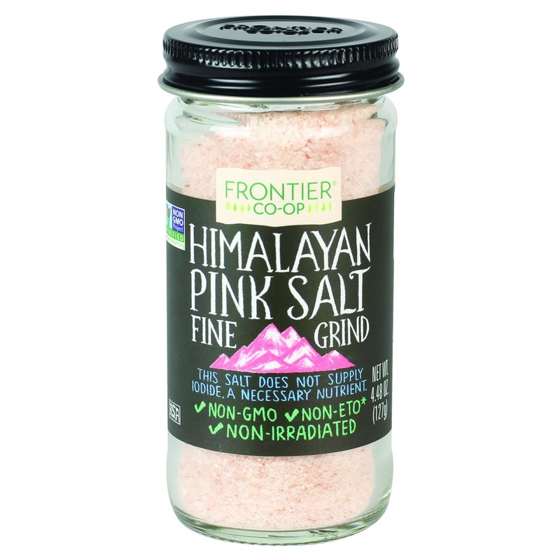 Frontier Natural Products Himalayan Pink Salt Fine Grind 4.48 oz – Premium Mineral Rich Seasoning