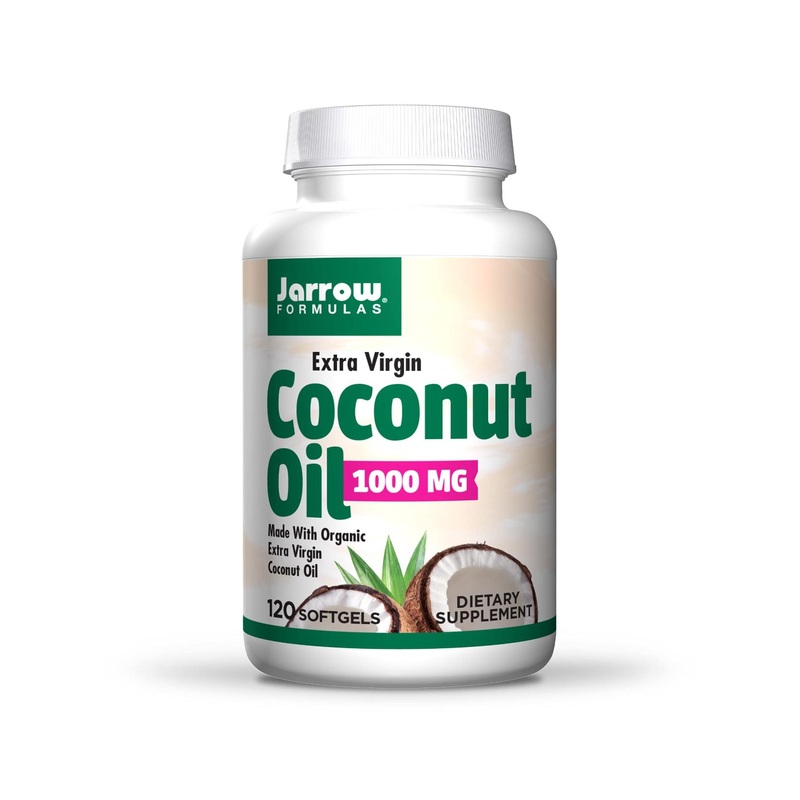 Jarrow Formulas Extra Virgin Coconut Oil 1000 mg – 120 Softgels | Pure & Premium Health Benefits