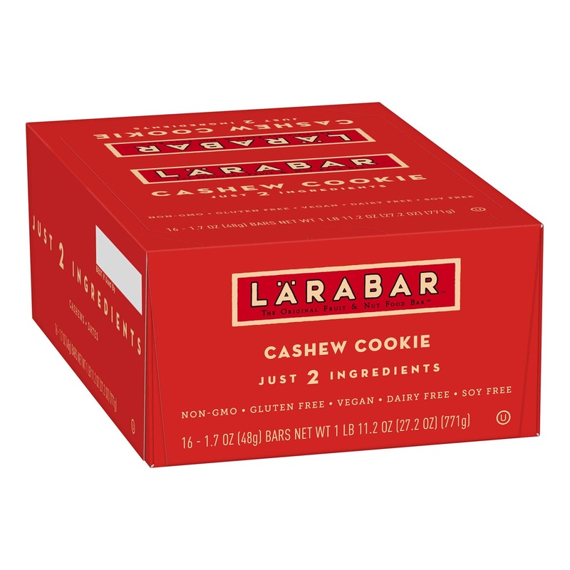 Larabar Cashew Cookie Bars – 16 Pack (1.7 oz Each) | Healthy Snack