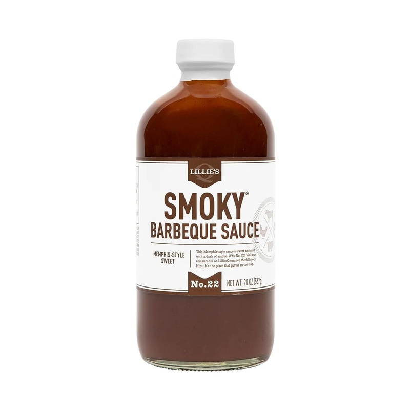 Lillie’s Q Smoky Barbeque Sauce – Smoky – 20 Oz.