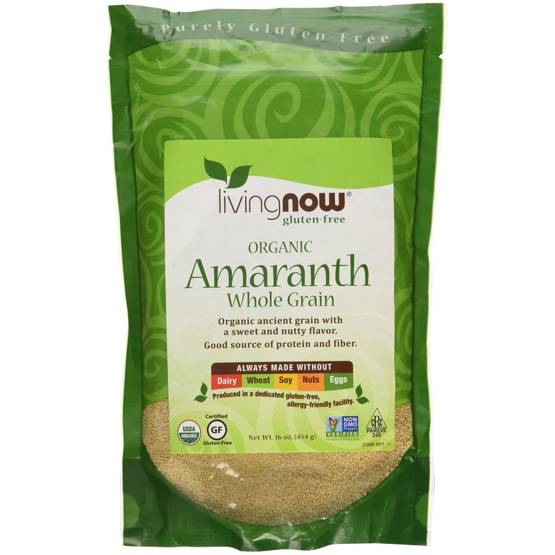 Now Foods Organic Amaranth Whole Grain 16 oz (454 g)