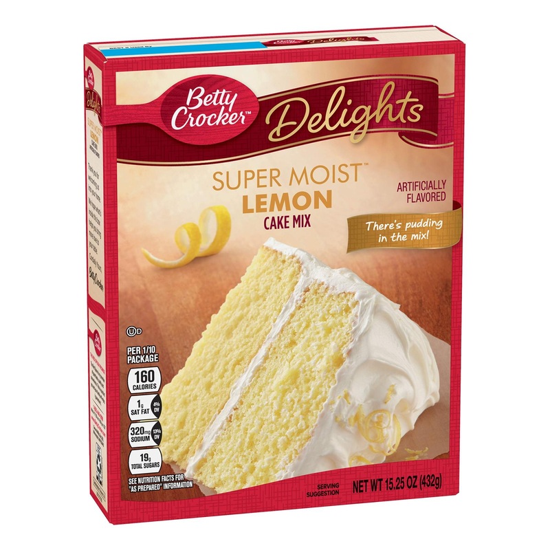 Betty Crocker Super Moist Lemon Cake Mix (432g) – Pack of 1