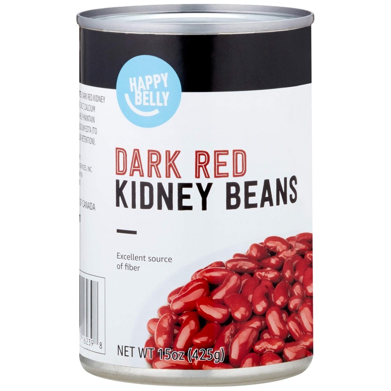 Happy Belly Dark Red Kidney Beans 15oz – Premium Quality Amazon Brand