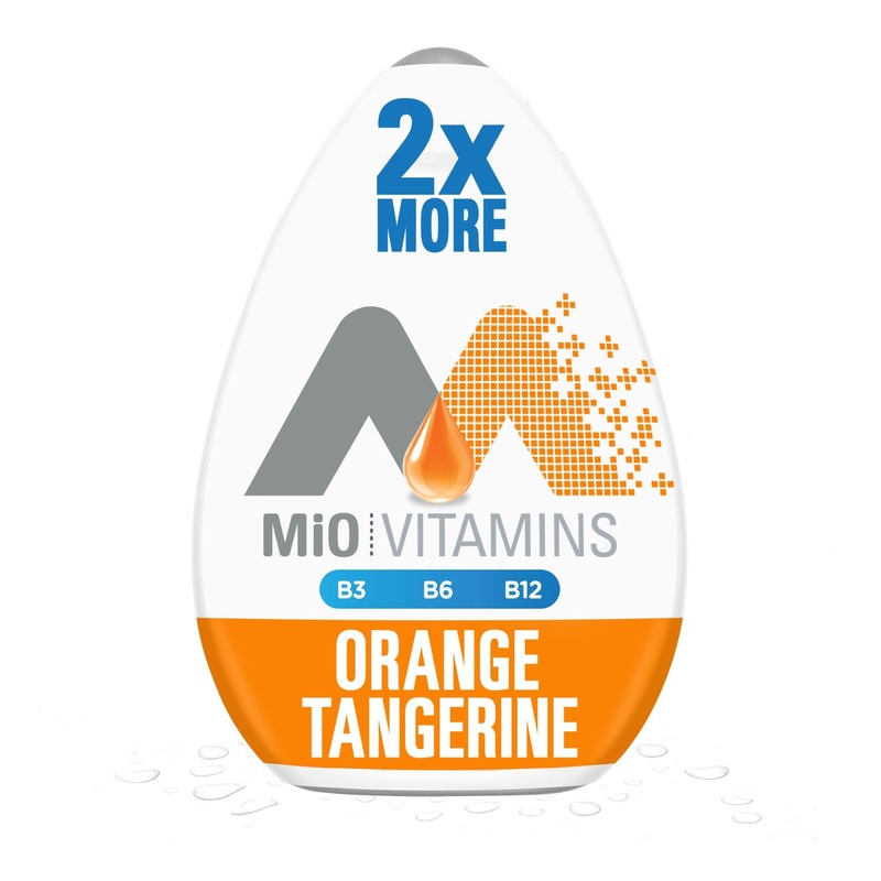 MiO Vitamins Orange Tangerine Liquid Water Enhancer 8 Pack 3.24 fl oz – Pack of 8
