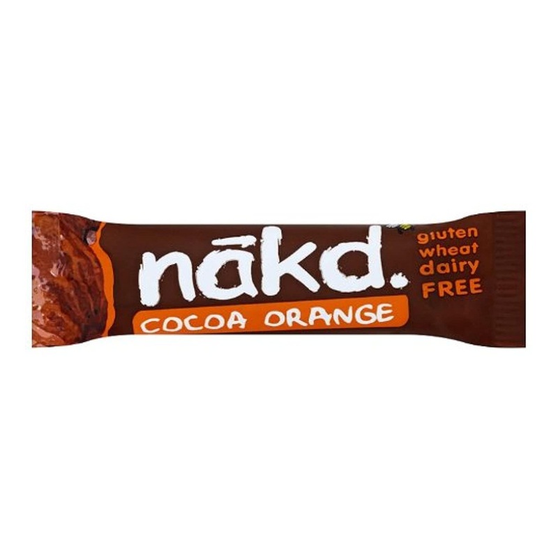 Nakd Cocoa Orange Gluten Free Bar 35g | Delicious Orange Chocolate Snack