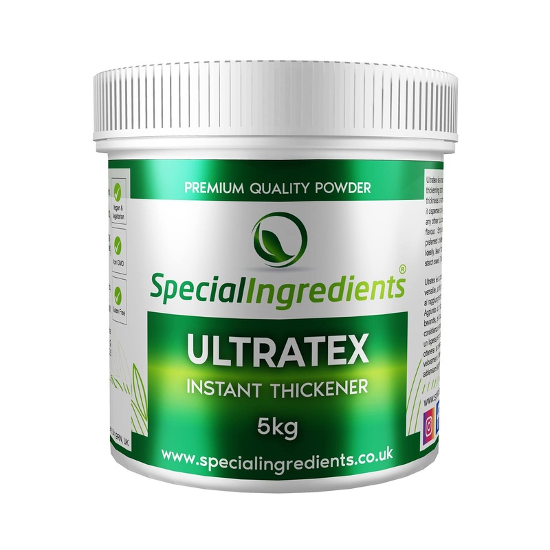 Special Ingredients Ultratex 10kg Gluten-Free Multi-Functional Highly Dispersible Instant Thickening Starch for use in Both Hot and Cold Applications Recyclable Container Ultratex 10 kg (Pack of 1)